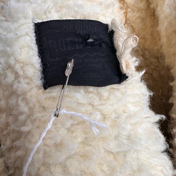 Vintage 70s/80s Roe Buck Sherpa Denim Jacket 44R - Picture 7 of 8